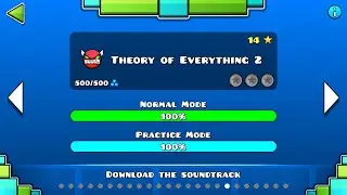 Theory of Everything 2 100% (Geometry Dash)