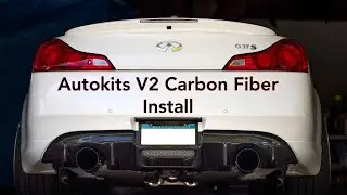 Autokits V2 Carbon Fiber Diffuser for my G37