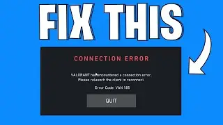 How To Easily Fix Valorant Error Code VAN 185 | Quick Guide (2025)