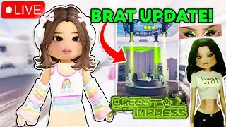 🔴LIVE ! DRESS TO IMPRESS BRAT UPDATE