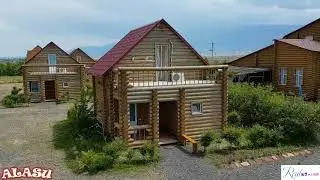 Зона отдыха Аласу на озере Алаколь (Казахстан)