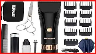 WARMLIFE Hair Clippers for Men, Professional Barber Clippers for Hair Cutting