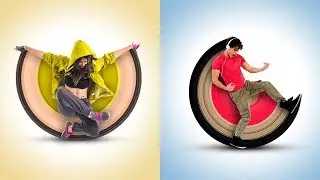 Circular Pixel Stretch Effect - Photoshop Tutorial