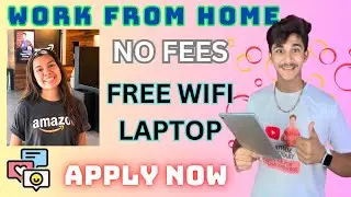 Free Laptop for all Students free jobs work from home | 10th & 12th pass Graduates can apply online