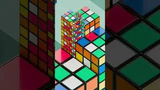 Stacking Rubik Cubes Loop