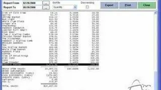 ACT-POS & ALDELO for RESTAURANTS Report Overview Chapt. 9