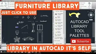Furniture library in Autocad just check out and click to use it