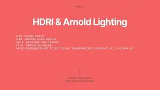 3D Intro: HDRI & Arnold Lighting