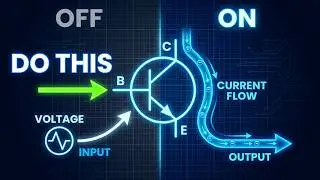 How Current Flows in a Transistor