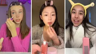 GRWM  ( get ready with me ) Makeup storytime - TikTok compilation ❤️(skincare, makeup, outfits) 278🥰
