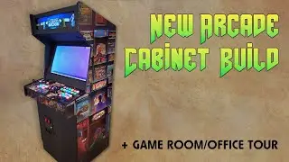 Jason's New Arcade Cabinet and Game Room/Office Tour