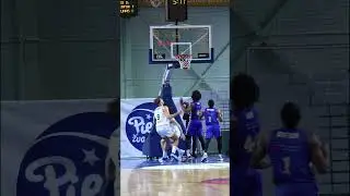 Crazy fake and an easy layup for Ignas #basketball