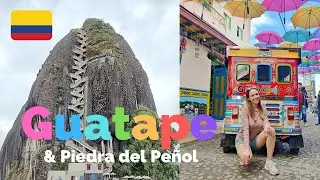 Most colourful town in Colombia - Guatape!