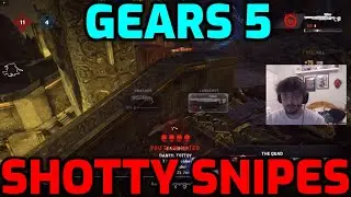 GEARS 5 - INSANE "SHOTTY SNIPES" GAMEMODE GAMEPLAY! (Super accuracy & outplays!)