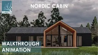 Walkthrough Animation on_LUMION 11_Nordic Cabins