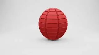 Subdivided Extruded dual mesh sphere rotation
