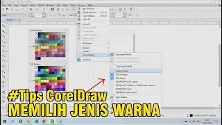 Memilih Jenis Warna di Corel Draw