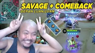 TOP GLOBAL MIYA COMEBACK!! SAVAGE + MVP DIRECTLY IN FRONT OF LUAN!!!