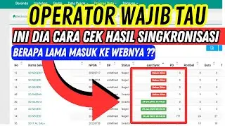 Cara Cek Hasil Sinkronisasi Dapodik | Mudah - Dapodik 2025