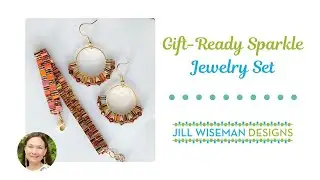 Free Project: Gift-Ready Sparkle Jewelry Set by Danielle Wickes (2-Hole Tila Beads)