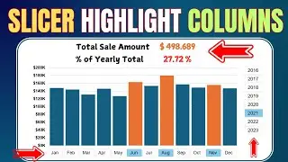 Highlight & Calculate Specific Columns in Excel Charts Like a Power BI Pro