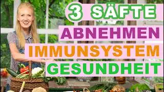 Trink dich schlank & fit ⭐️3 Super SÄFTE❗️Nährstoffe & Detox  Stoffwechsel auf Hochtouren Saft Diät