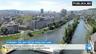 Chisinau cel mai ieftin oras din lume