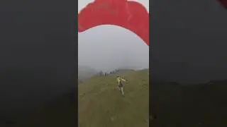 Extreme paragliding take off cloud 😲☁️💥