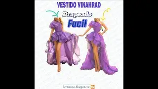 LECCION DE DRAPEADO con Manga Integrada - Vestido Vinahrad