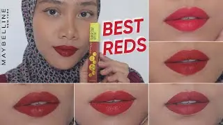 BEST RED SHADES of MAYBELLINE SUPERSTAY MATTE INK