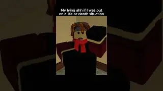 life or death situation 🤣 #roblox #robloxanimation #memes #shorts