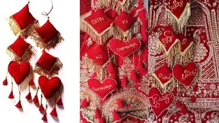 Bridal lehenga latkan in easy way| Heavy Latkan for bridal lehnga|  #bridal #bride  #lehnga #velvet