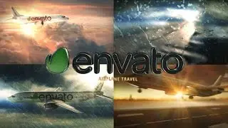 Airplane Travel | After Effects Template | Logo Stings