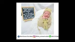 Kumpulan foto bayi yang lahir pada bulan Agustus di Klinik Pratama Citra Adinda