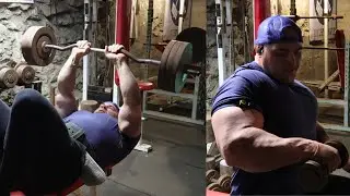 PowerBuilding DAY 41 - BENCH TRICEPS & FOREARM WORKOUT | THE OLD SCHOOL WAY!