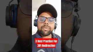 3 Best Practices To Use For 301 Redirection in Hindi #seotips #seotips2024 #shorts