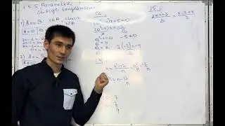 Parametrli chiziqli tenglama. 12-15 misollar. Oq to’plam 1996-2007