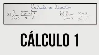 Exercícios resolvidos - limites