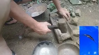 como retirar Ouro da Rocha manualmente da forma artesanal