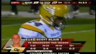 GEORGIA TECH VS MIAMI 2008
