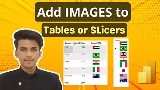 Insert IMAGES to Tables or Slicers in Power BI Desktop 2025 | Power BI Tutorials