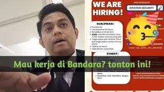 Info lowongan kerja di bandara cari dimana?