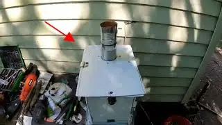 DIY Wood stove build from a Microwave