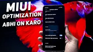 MIUI Optimization on Hindi 🔴 miui optimization turn on