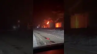Oil depot in Krasnodar Krai #krasnodar #krai #russia #oildepo #dronestrikes #ukraine #warzone