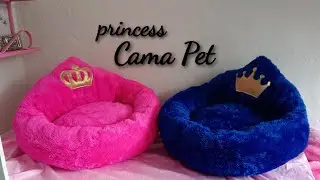 Como  fazer cama redonda pet princesa (Passo a passo)@SandrinhaAtelie