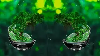 Photoshop Tree Plantation In Broken Glass Manipulation ! Photoshop Manipulation !