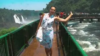 Полный фильм Парк Водопад Игуасу Бразилия Аргентина ну Парагвай рядом. Все в пешей доступности.😎