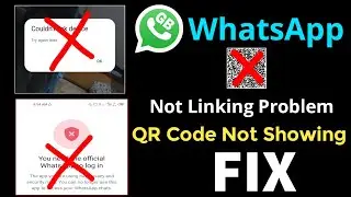 GB Whatsapp Link Device Problem 2024 | GB Wharsapp QR Code Not Showing | GB Whatsapp Login