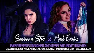 PWE - Unsigned & Upset - Madi Exodus vs. Savannah Stone - June 4th, 2022 (Full Match)